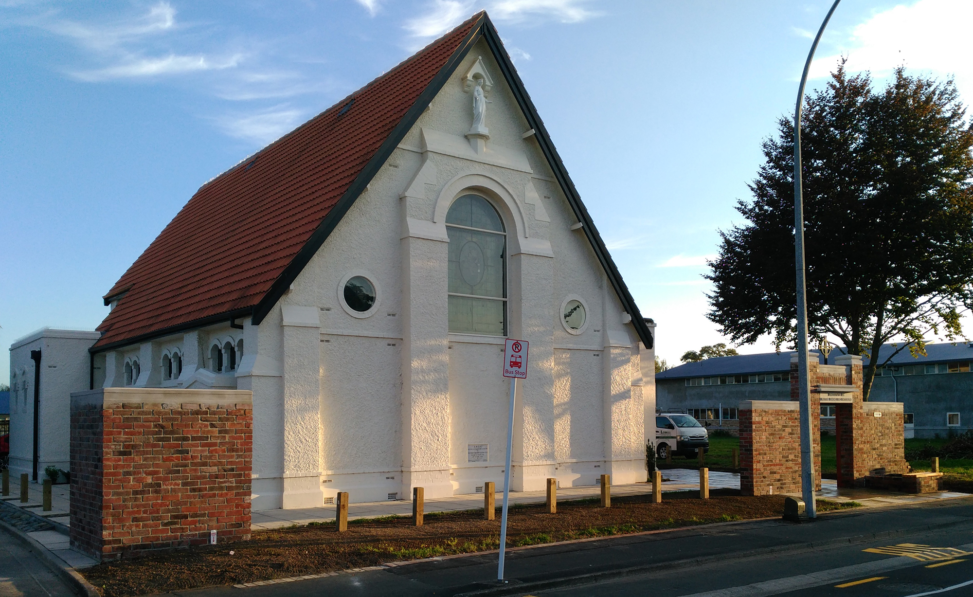 Lobell Earthquake Restoration and Strengthening - St Mary's Chapel Front